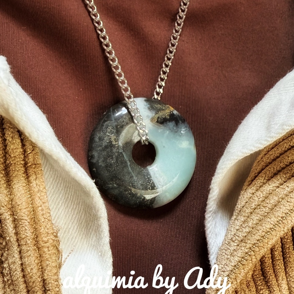 Fall +  rainbow amazonite statement necklace